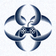 PG软件官方logo - 蓝色科技风格品牌标识